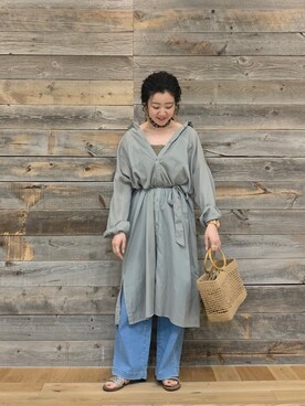 Rinaさん（レディース・161cm）の夏コーディネート