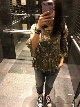 「MONKI」｜mmmwwwさん（レディース・160cm）の夏コーディネート