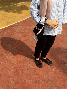 「VANS AUTHENTIC」｜imssさん（レディース・158cm）の夏コーディネート