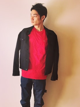 「EMODA（エモダ）のアイテム（ジャケット/アウター）」を使った、HIROKIANDOさん（メンズ・169cm）の秋コーディネート