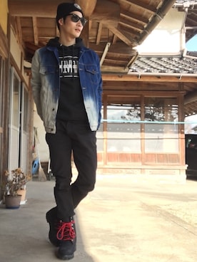 HIROKIANDOさん（メンズ・169cm）の冬コーディネート