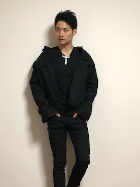 「EMODA（エモダ）のアイテム（ジャケット/アウター）」を使った、HIROKIANDOさん（メンズ・169cm）の夏コーディネート