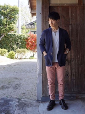 HIROKIANDOさん（メンズ・169cm）の春コーディネート