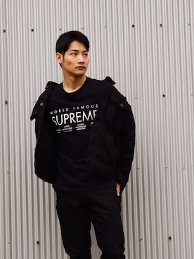 「EMODA（エモダ）のアイテム（ジャケット/アウター）」を使った、HIROKIANDOさん（メンズ・170cm）の夏コーディネート