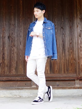 「24SURF_（トゥーフォーサーフ）のアイテム」を使った、HIROKIANDOさん（メンズ・169cm）の夏コーディネート