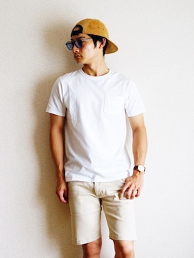 「アイテム（腕時計、ブラウン系）」を使った、HIROKIANDOさん（メンズ・169cm）の秋コーディネート