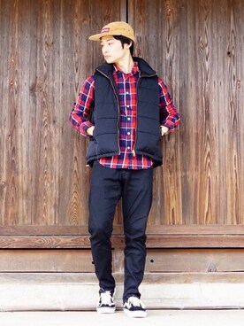 HIROKIANDOさんの「☆☆SHIPS JET BLUE(シップス ジェットブルー): シャギーネルチェック ワイヤーシャツ」を使ったコーディネート