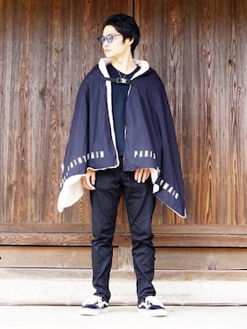 「PARIS SAINT-GERMAIN（パリサンジェルマン）のアイテム（ジャケット/アウター）」を使った、HIROKIANDOさん（メンズ・170cm）の秋コーディネート