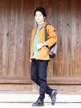 HIROKIANDOさん（メンズ・170cm）の秋コーディネート