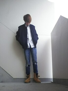 JUNNさん（メンズ・152cm）の秋コーディネート