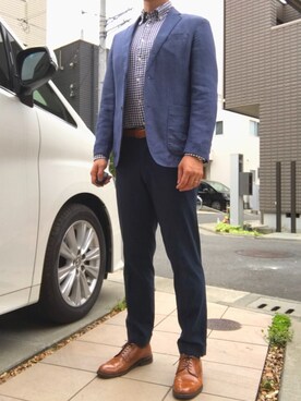 YmStさん（メンズ・171cm）の春コーディネート