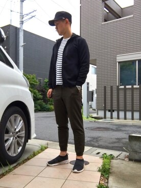 「IGNIO（イグニオ）のアイテム」を使った、YmStさん（メンズ・171cm）の夏コーディネート