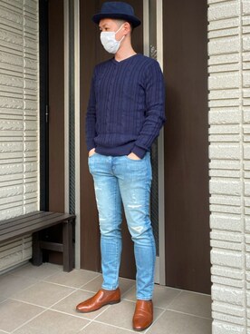 YmStさん（メンズ・171cm）の春コーディネート