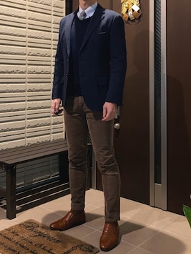 YmStさん（メンズ・171cm）の冬コーディネート