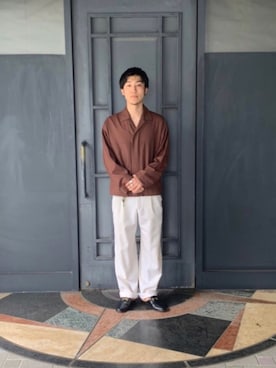 「CAMINANDO（カミナンド）のアイテム」を使った、shiraishi0601さん（メンズ・175cm）の春コーディネート