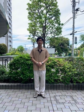 「CAMINANDO（カミナンド）のアイテム」を使った、shiraishi0601さん（メンズ・175cm）の春コーディネート