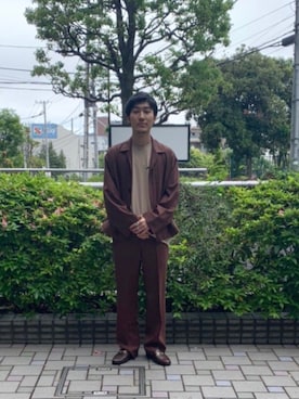 「CAMINANDO（カミナンド）のアイテム」を使った、shiraishi0601さん（メンズ・175cm）の春コーディネート