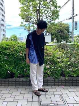 「CAMINANDO（カミナンド）のアイテム」を使った、shiraishi0601さん（メンズ・175cm）の春コーディネート