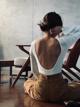 「ETRE TOKYO（エトレトウキョウ）のアイテム」を使った、Hanaさん（レディース・158cm）の秋コーディネート