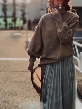 Hanaさん（レディース・158cm）の冬コーディネート