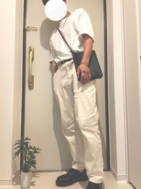 「UNIQLO U」｜けんじさん（メンズ・169cm）の春コーディネート