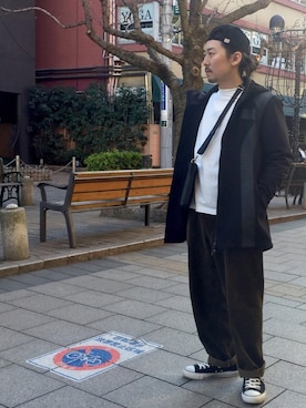 「ennerre（エネーレ）のアイテム」を使った、masaさん（メンズ・166cm）の冬コーディネート