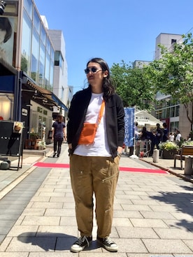 「ennerre（エネーレ）のアイテム」を使った、masaさん（メンズ・166cm）の春コーディネート