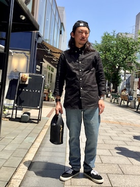 「Sweep!!（スウィープ）のアイテム」を使った、masaさん（メンズ・166cm）の春コーディネート