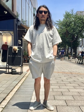 「ennerre（エネーレ）のアイテム」を使った、masaさん（メンズ・166cm）の夏コーディネート