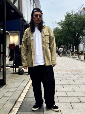 「capri（カプリ）のアイテム」を使った、masaさん（メンズ・166cm）の夏コーディネート