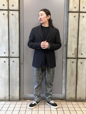 「ROYAL ROW（ロイヤル ロウ）のアイテム」を使った、masaさん（メンズ・166cm）の秋コーディネート