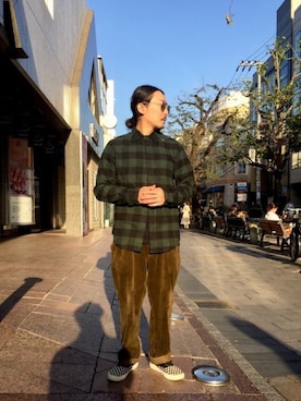 「Sweep!!（スウィープ）のアイテム」を使った、masaさん（メンズ・166cm）の秋コーディネート