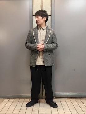 「Sweep!!（スウィープ）のアイテム」を使った、masaさん（メンズ・166cm）の秋コーディネート