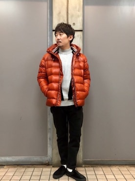 「samas（サマス）のアイテム」を使った、masaさん（メンズ・166cm）の秋コーディネート