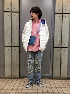 「Sweep!!（スウィープ）のアイテム」を使った、masaさん（メンズ・166cm）の冬コーディネート