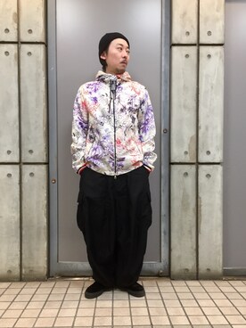 「CPH（シーピーエイチ）のアイテム（ニットキャップ/ビーニー）」を使った、masaさん（メンズ・166cm）の春コーディネート