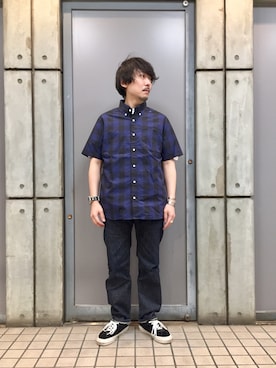 「Sweep!!（スウィープ）のアイテム」を使った、masaさん（メンズ・166cm）の春コーディネート