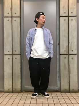 「Sweep!!（スウィープ）のアイテム」を使った、masaさん（メンズ・166cm）の春コーディネート