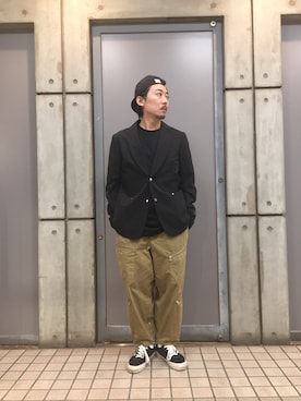 「ennerre（エネーレ）のアイテム」を使った、masaさん（メンズ・166cm）の春コーディネート