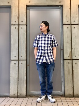 「Sweep!!（スウィープ）のアイテム」を使った、masaさん（メンズ・166cm）の夏コーディネート