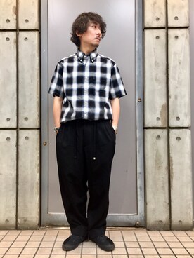 「Sweep!!（スウィープ）のアイテム」を使った、masaさん（メンズ・166cm）の夏コーディネート