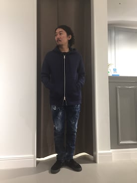 「SEAGREEN（シーグリーン）のアイテム」を使った、masaさん（メンズ・166cm）の秋コーディネート