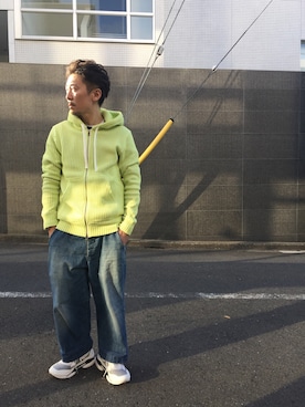 「SEAGREEN（シーグリーン）のアイテム」を使った、masaさん（メンズ・166cm）の冬コーディネート