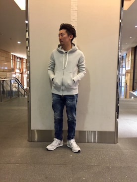 「SEAGREEN（シーグリーン）のアイテム」を使った、masaさん（メンズ・166cm）の冬コーディネート