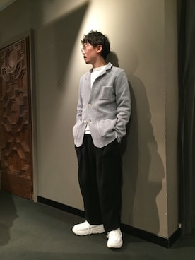 「パイル」｜「アイテム（ジャケット/アウター）」を使った、masaさん（メンズ・166cm）の春コーディネート