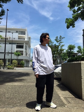 「SEAGREEN（シーグリーン）のアイテム」を使った、masaさん（メンズ・166cm）の夏コーディネート