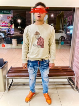 「TES（テス）のアイテム」を使った、ヒデ吉さん（メンズ・170cm）の秋コーディネート