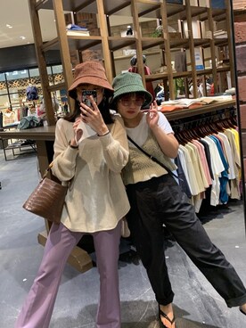 は。系統バラバラですさんのコーディネート