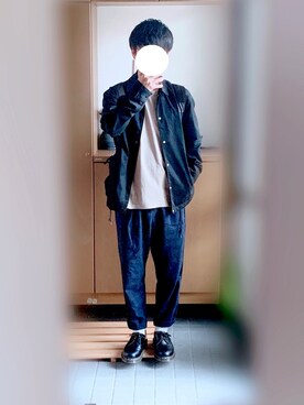 「Discoat Parisien（ディスコートパリシアン）のアイテム（その他アウター）」を使った、At.さん（メンズ・172cm）の秋コーディネート