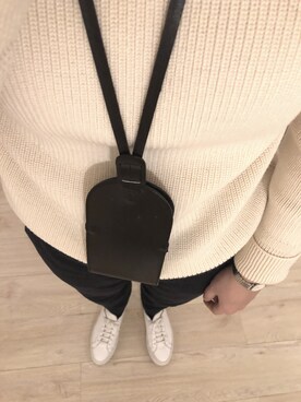 「Andersen-Andersen（アンデルセンアンデルセン）のアイテム（スウェット）」を使った、liyuenyimさん（レディース・165cm）の春コーディネート
